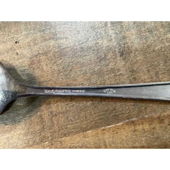 Vintage Oneida Wm A Rogers PARK LANE Silverplate Flatware Set 38pc w/ Chest - Picture 11 of 13